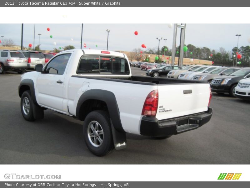 Super White / Graphite 2012 Toyota Tacoma Regular Cab 4x4