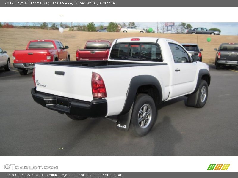 Super White / Graphite 2012 Toyota Tacoma Regular Cab 4x4