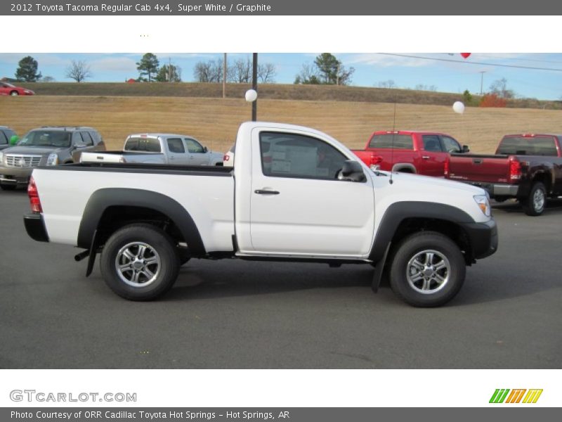 Super White / Graphite 2012 Toyota Tacoma Regular Cab 4x4