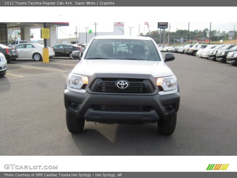 Super White / Graphite 2012 Toyota Tacoma Regular Cab 4x4