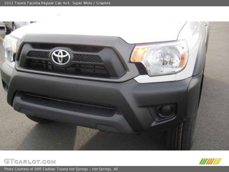 Super White / Graphite 2012 Toyota Tacoma Regular Cab 4x4