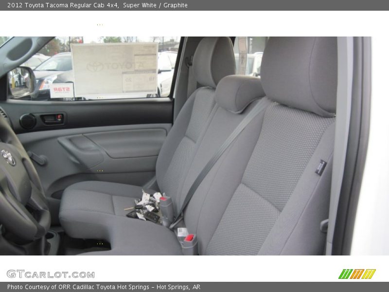 Super White / Graphite 2012 Toyota Tacoma Regular Cab 4x4