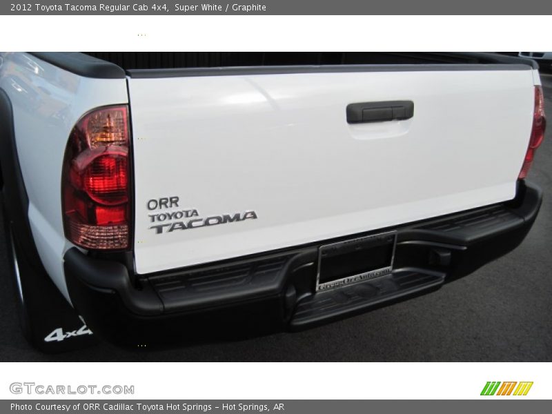 Super White / Graphite 2012 Toyota Tacoma Regular Cab 4x4