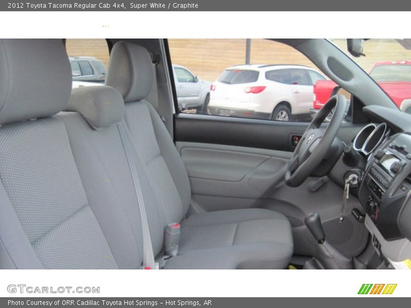 Super White / Graphite 2012 Toyota Tacoma Regular Cab 4x4