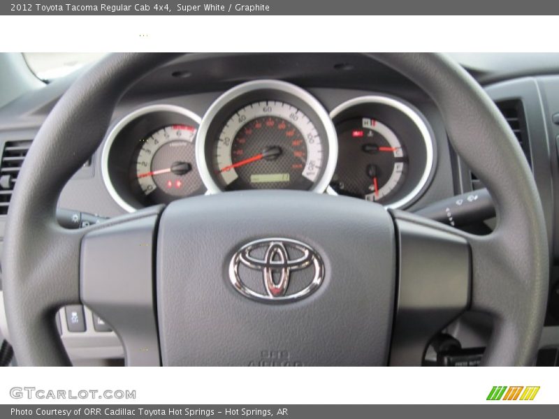 Super White / Graphite 2012 Toyota Tacoma Regular Cab 4x4