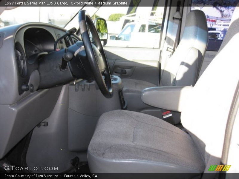 Oxford White / Medium Graphite 1997 Ford E Series Van E350 Cargo
