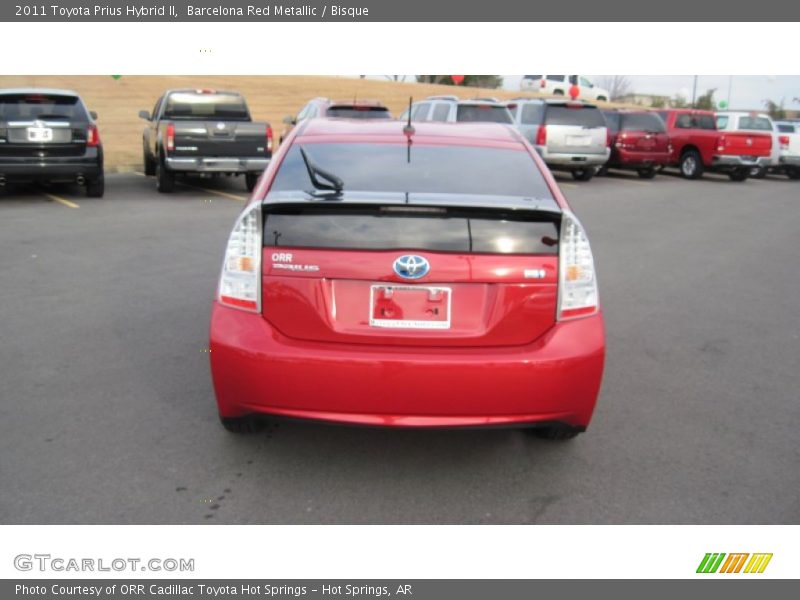 Barcelona Red Metallic / Bisque 2011 Toyota Prius Hybrid II