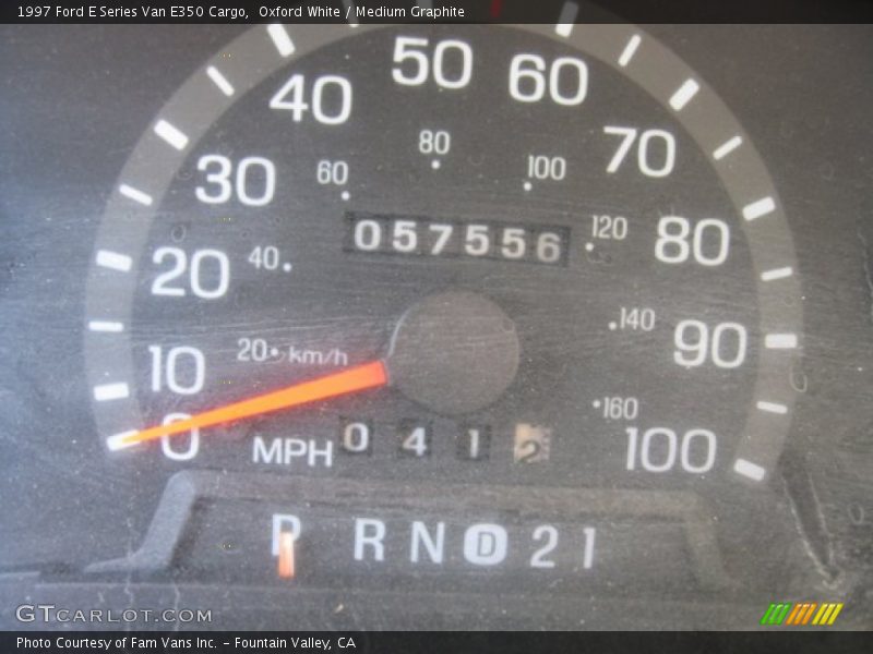Oxford White / Medium Graphite 1997 Ford E Series Van E350 Cargo