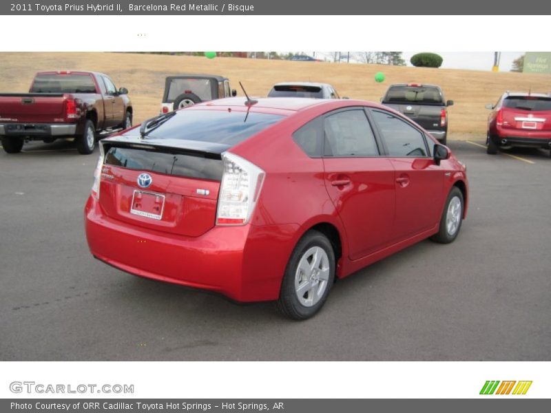 Barcelona Red Metallic / Bisque 2011 Toyota Prius Hybrid II