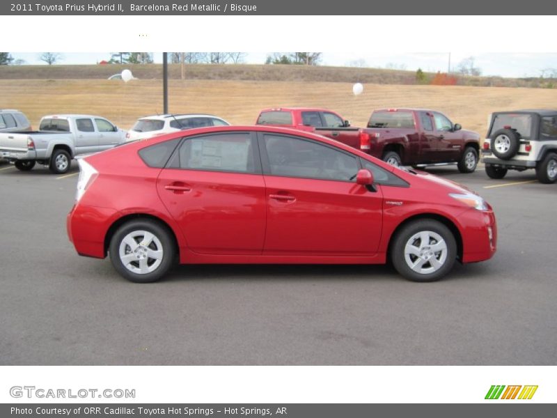 Barcelona Red Metallic / Bisque 2011 Toyota Prius Hybrid II