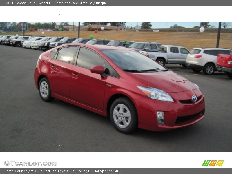 Barcelona Red Metallic / Bisque 2011 Toyota Prius Hybrid II