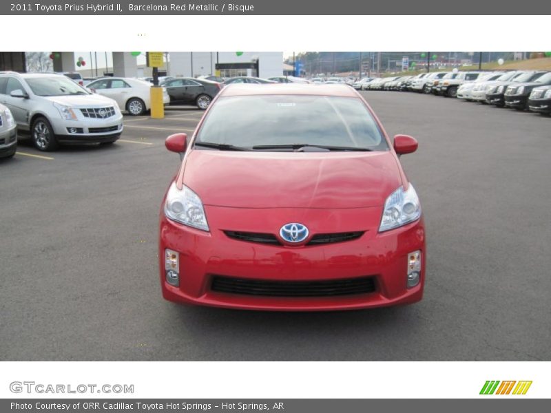 Barcelona Red Metallic / Bisque 2011 Toyota Prius Hybrid II