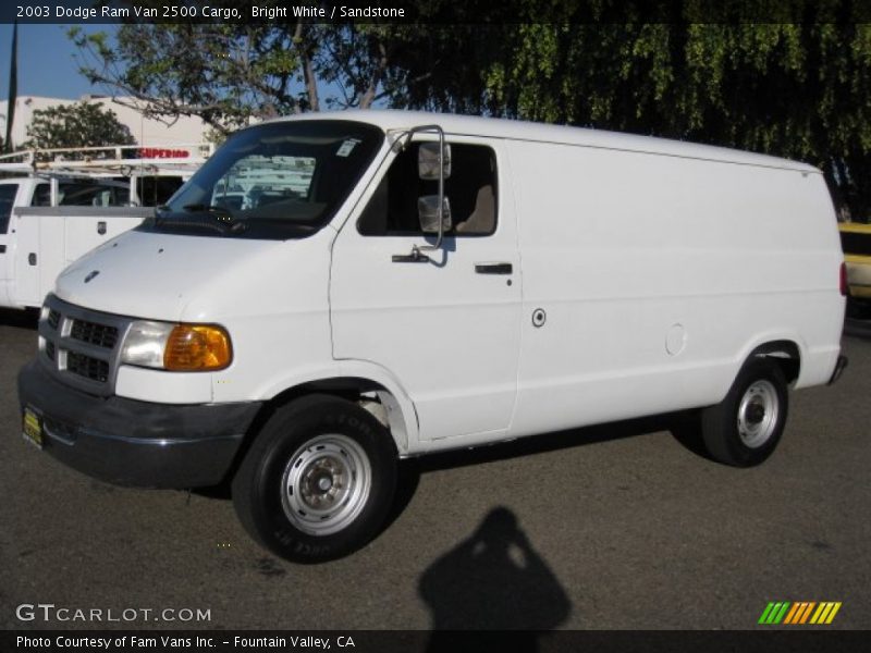 2003 Ram Van 2500 Cargo Bright White