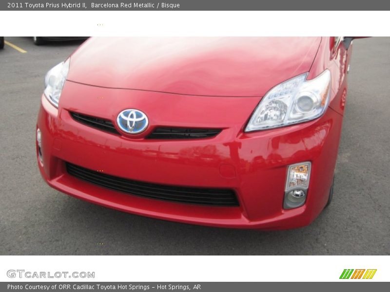 Barcelona Red Metallic / Bisque 2011 Toyota Prius Hybrid II