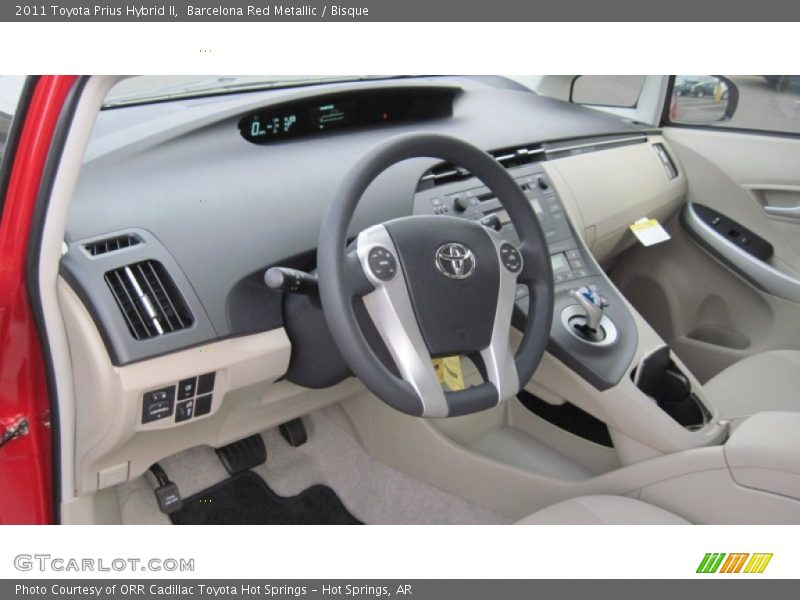 Barcelona Red Metallic / Bisque 2011 Toyota Prius Hybrid II
