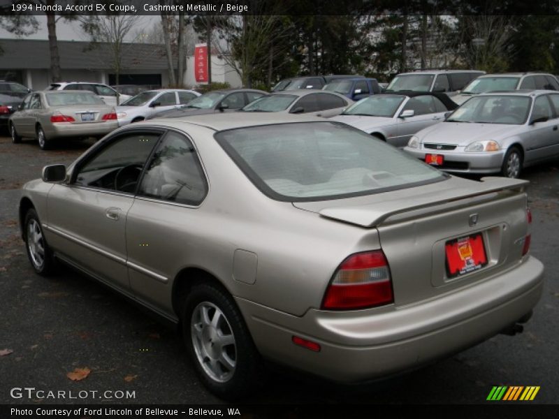 Cashmere Metallic / Beige 1994 Honda Accord EX Coupe