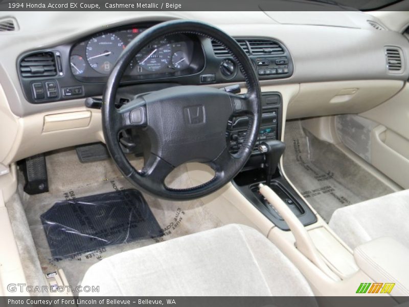 Beige Interior - 1994 Accord EX Coupe 