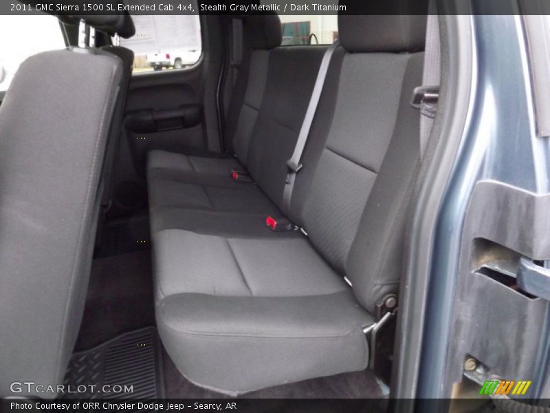 Stealth Gray Metallic / Dark Titanium 2011 GMC Sierra 1500 SL Extended Cab 4x4
