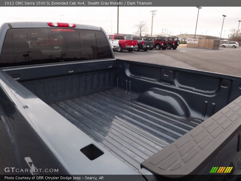 Stealth Gray Metallic / Dark Titanium 2011 GMC Sierra 1500 SL Extended Cab 4x4