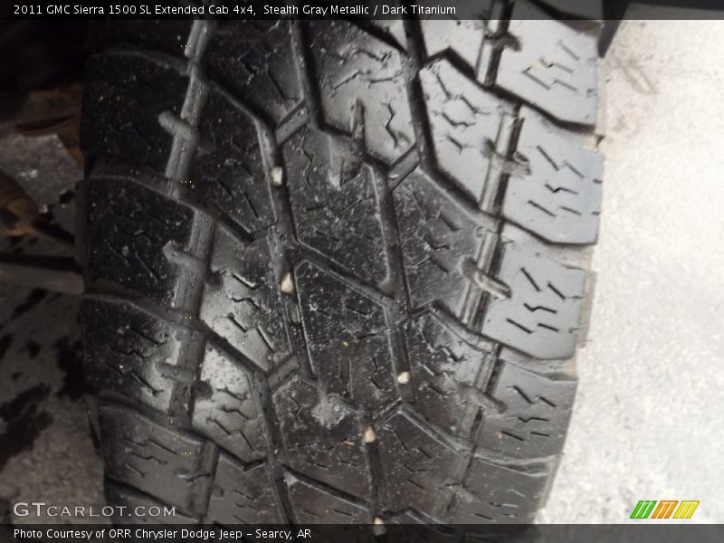 Stealth Gray Metallic / Dark Titanium 2011 GMC Sierra 1500 SL Extended Cab 4x4