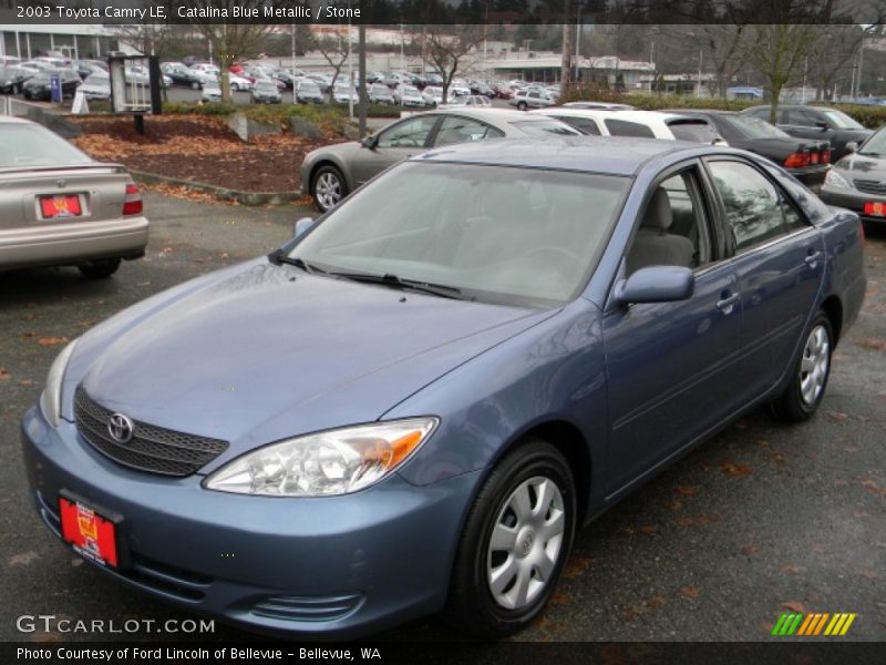 Catalina Blue Metallic / Stone 2003 Toyota Camry LE