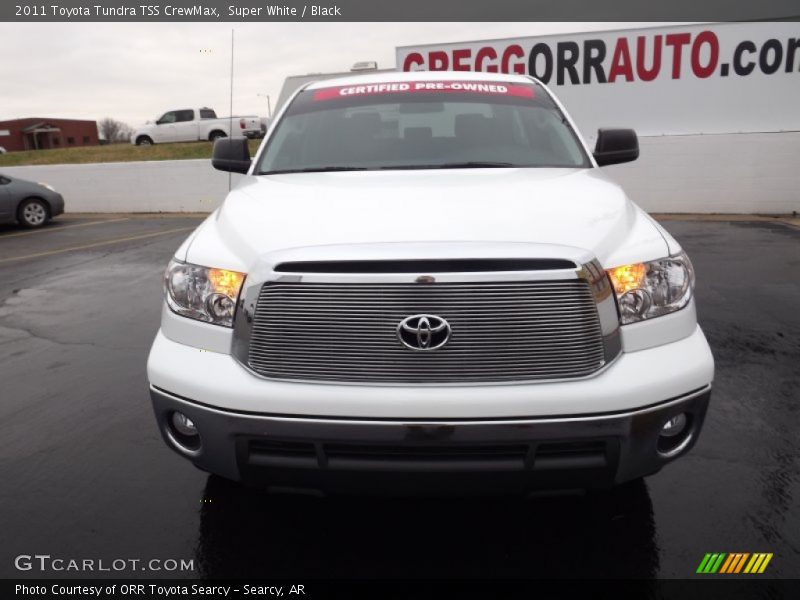 Super White / Black 2011 Toyota Tundra TSS CrewMax