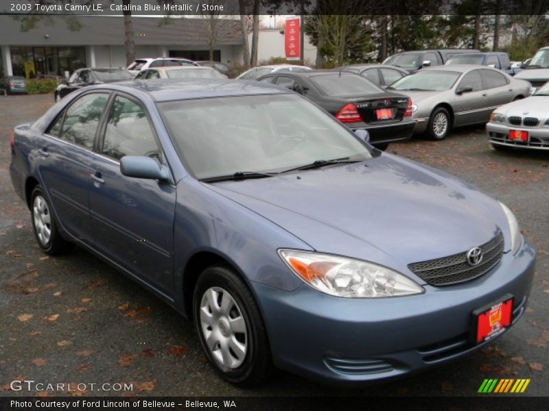 Catalina Blue Metallic / Stone 2003 Toyota Camry LE