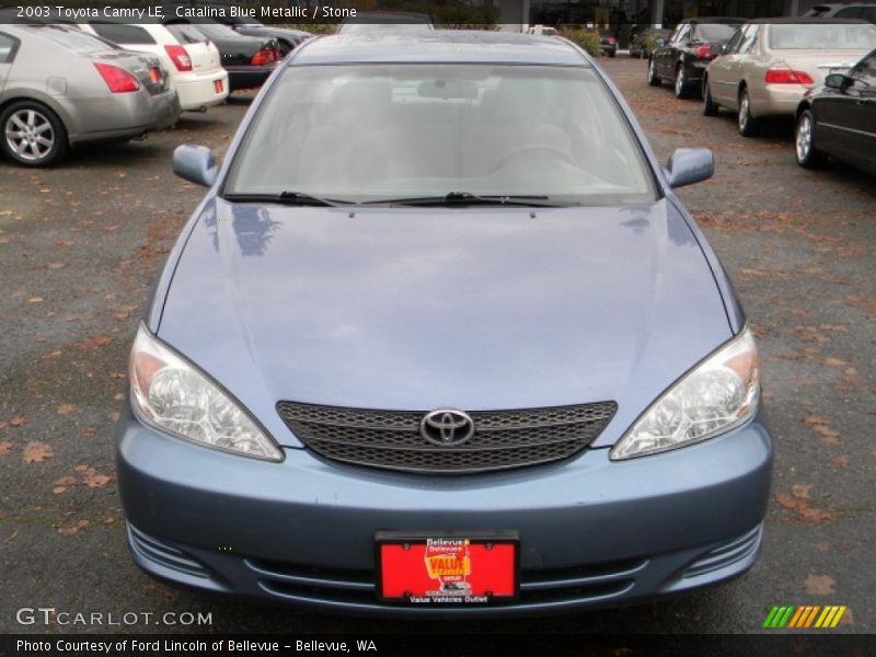 Catalina Blue Metallic / Stone 2003 Toyota Camry LE