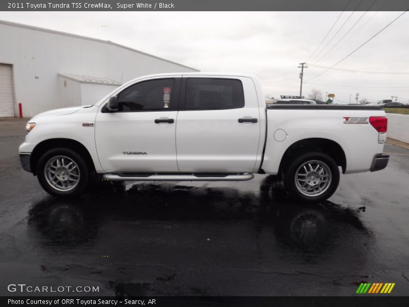 Super White / Black 2011 Toyota Tundra TSS CrewMax