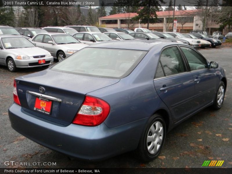 Catalina Blue Metallic / Stone 2003 Toyota Camry LE