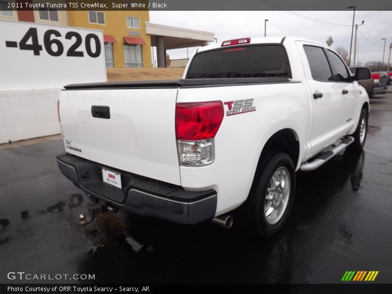 Super White / Black 2011 Toyota Tundra TSS CrewMax