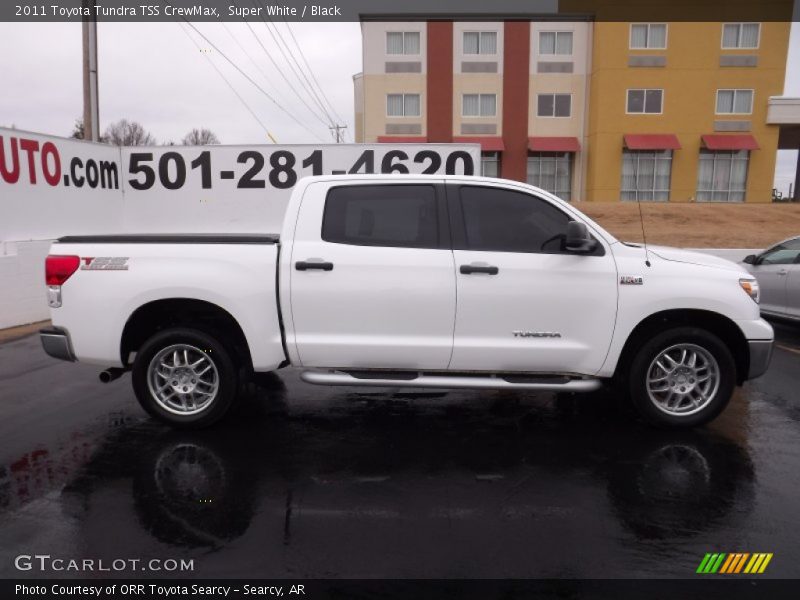 Super White / Black 2011 Toyota Tundra TSS CrewMax