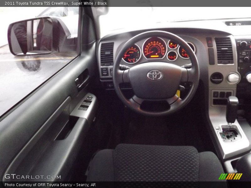Super White / Black 2011 Toyota Tundra TSS CrewMax