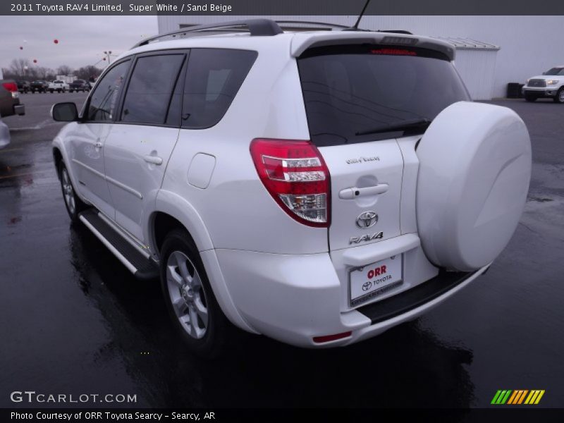 Super White / Sand Beige 2011 Toyota RAV4 Limited