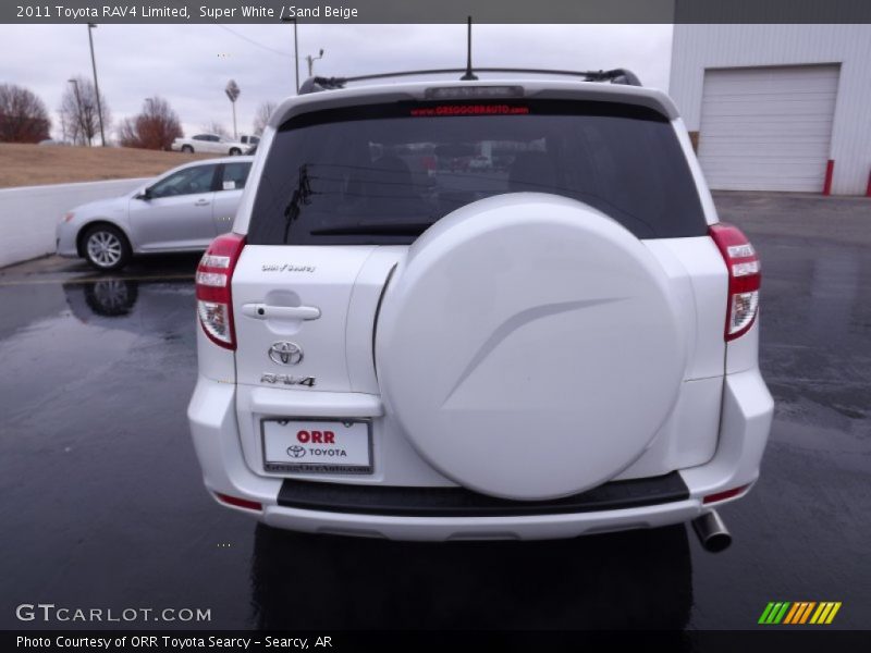 Super White / Sand Beige 2011 Toyota RAV4 Limited