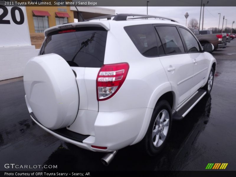 Super White / Sand Beige 2011 Toyota RAV4 Limited