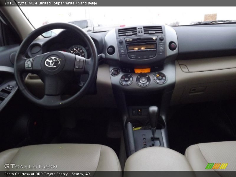 Super White / Sand Beige 2011 Toyota RAV4 Limited