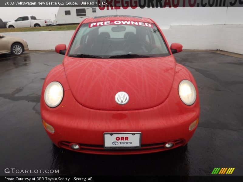 Uni Red / Black 2003 Volkswagen New Beetle GLS Coupe