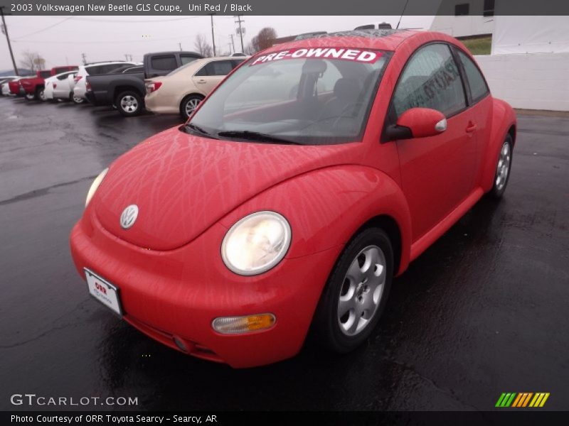 Uni Red / Black 2003 Volkswagen New Beetle GLS Coupe