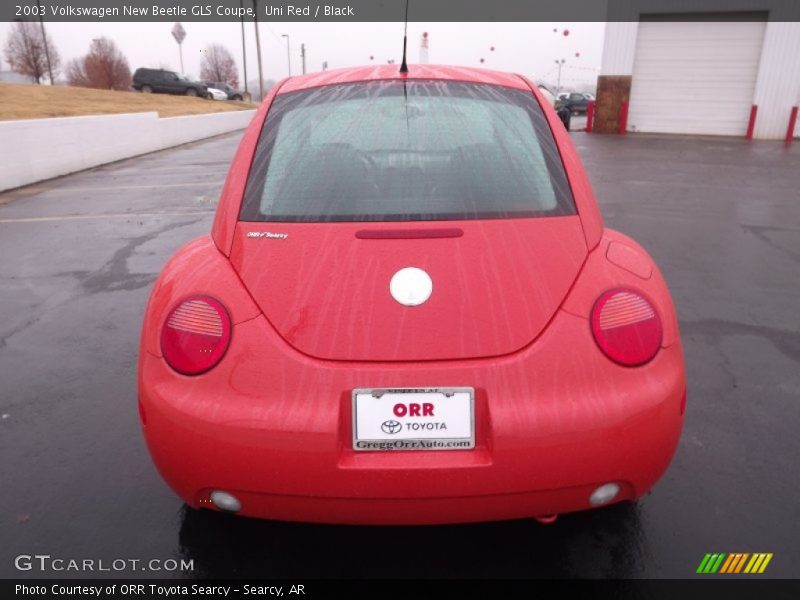 Uni Red / Black 2003 Volkswagen New Beetle GLS Coupe