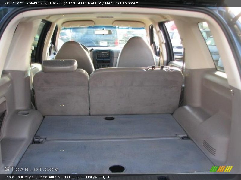 Dark Highland Green Metallic / Medium Parchment 2002 Ford Explorer XLS