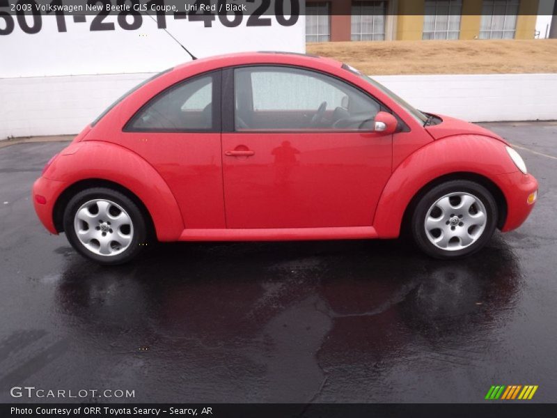Uni Red / Black 2003 Volkswagen New Beetle GLS Coupe