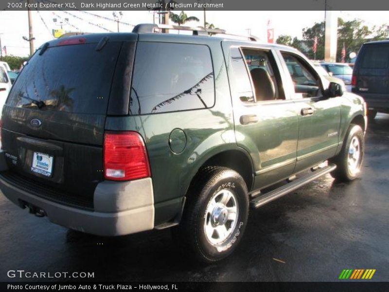 Dark Highland Green Metallic / Medium Parchment 2002 Ford Explorer XLS