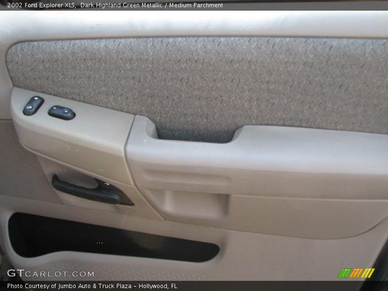Dark Highland Green Metallic / Medium Parchment 2002 Ford Explorer XLS
