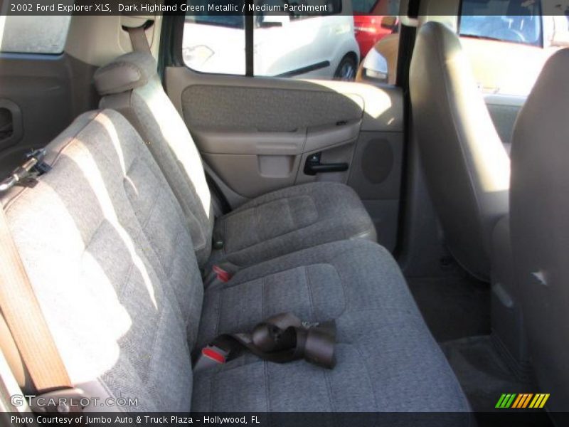 Dark Highland Green Metallic / Medium Parchment 2002 Ford Explorer XLS