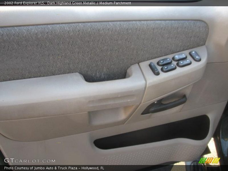 Dark Highland Green Metallic / Medium Parchment 2002 Ford Explorer XLS