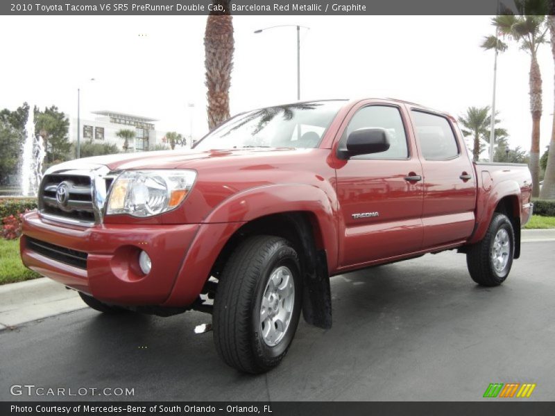 Front 3/4 View of 2010 Tacoma V6 SR5 PreRunner Double Cab