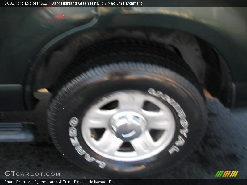 Dark Highland Green Metallic / Medium Parchment 2002 Ford Explorer XLS