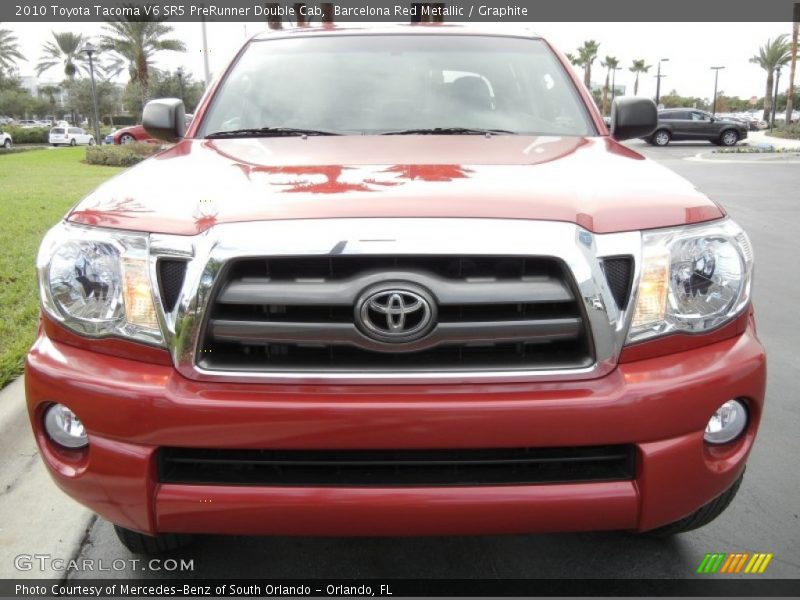 Barcelona Red Metallic / Graphite 2010 Toyota Tacoma V6 SR5 PreRunner Double Cab