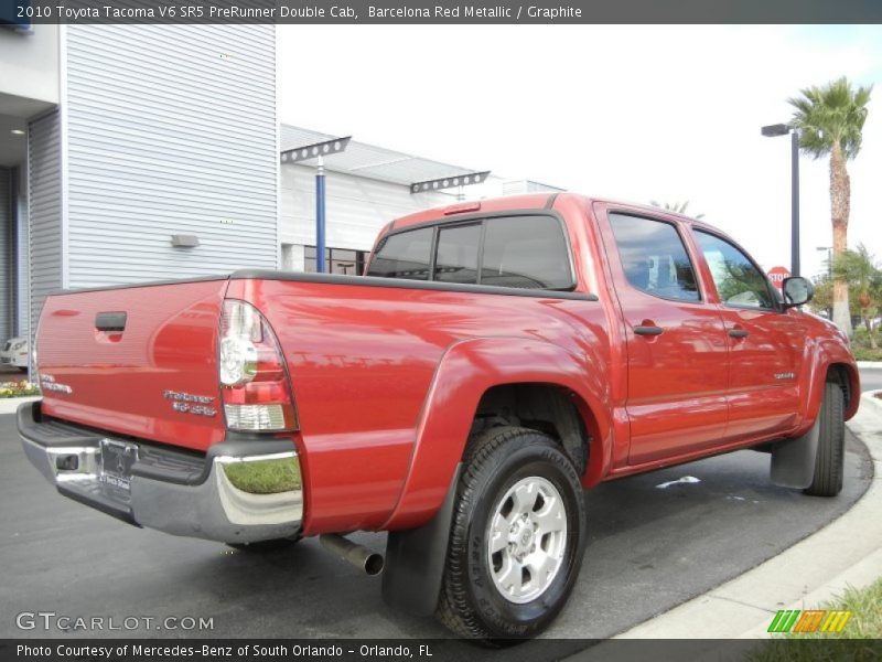 Barcelona Red Metallic / Graphite 2010 Toyota Tacoma V6 SR5 PreRunner Double Cab